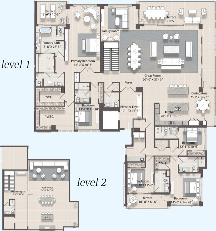 Ritz-Carlton Hammock Dunes Penthouse Floor Plan 04
